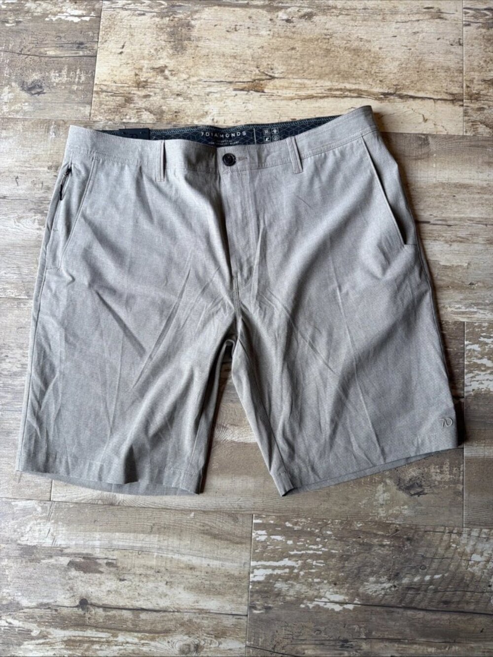 7D 7 Diamonds Intertidal Shorts Beige Men’s 38
